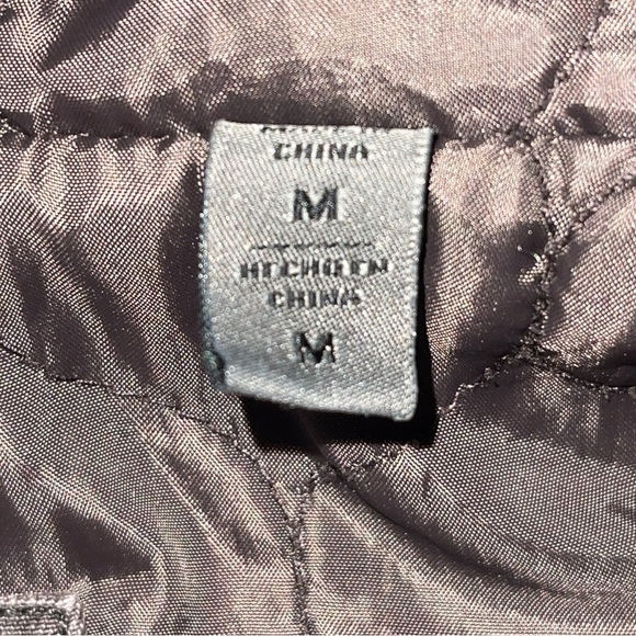 Levi’s Military Field Jacked Size Medium Grey Brown 5 Pocket Women’s Hooded - Picture 4 of 11